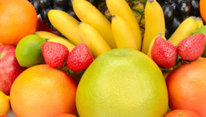 Assortment of dairy products Frutas